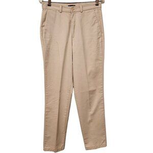 Dockers Dupont Teflon Pants Stain Resist Womens Size 8 Long Chino Pants Cream‎